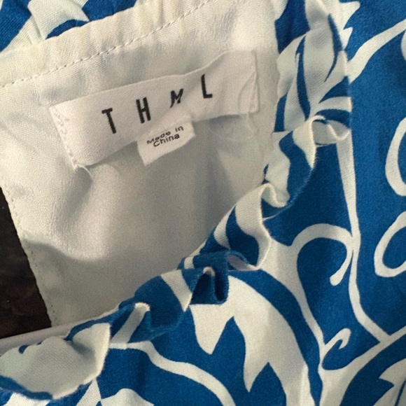 THML Blue and White woman’s small dress - Picture 2 of 4